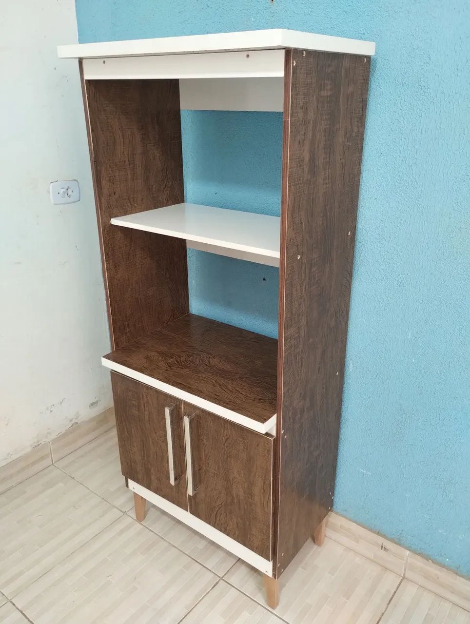 Balcão torre para microondas USADO conservado  - Foto 4