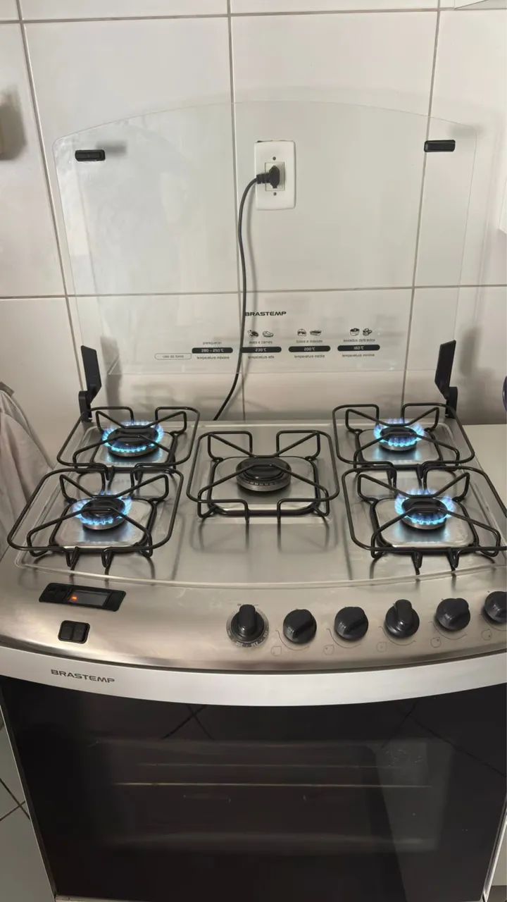 FOGÃO 5 Bocas a Brastemp Conservado - Foto 4