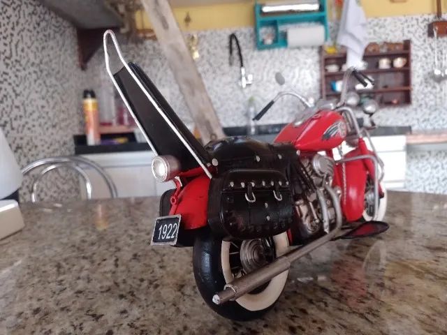 miniatura de moto com 36cm de comprimento linda leia - Foto 4