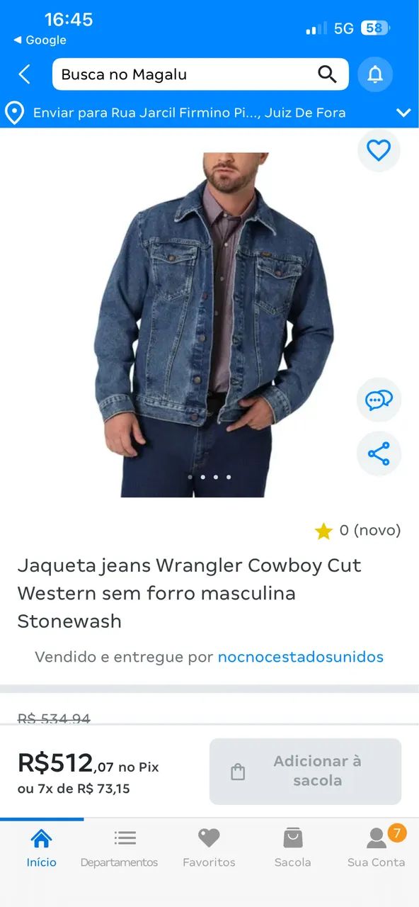 Jaqueta Jeans Wangler GG - Foto 5