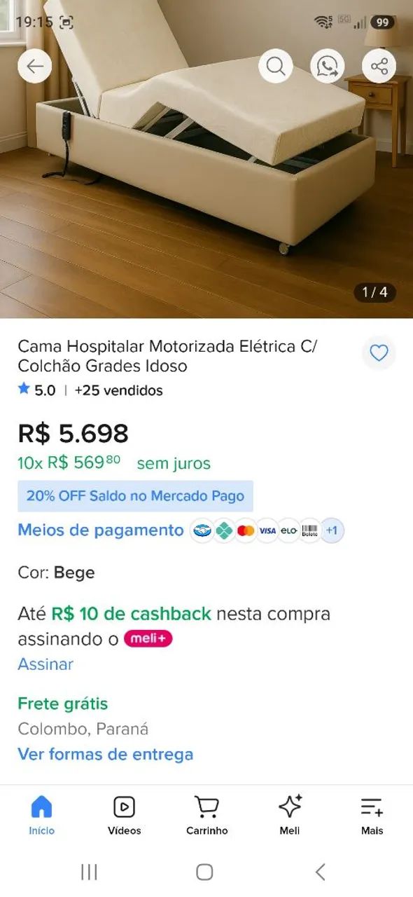 CAMA HOSPITALAR  - Foto 3