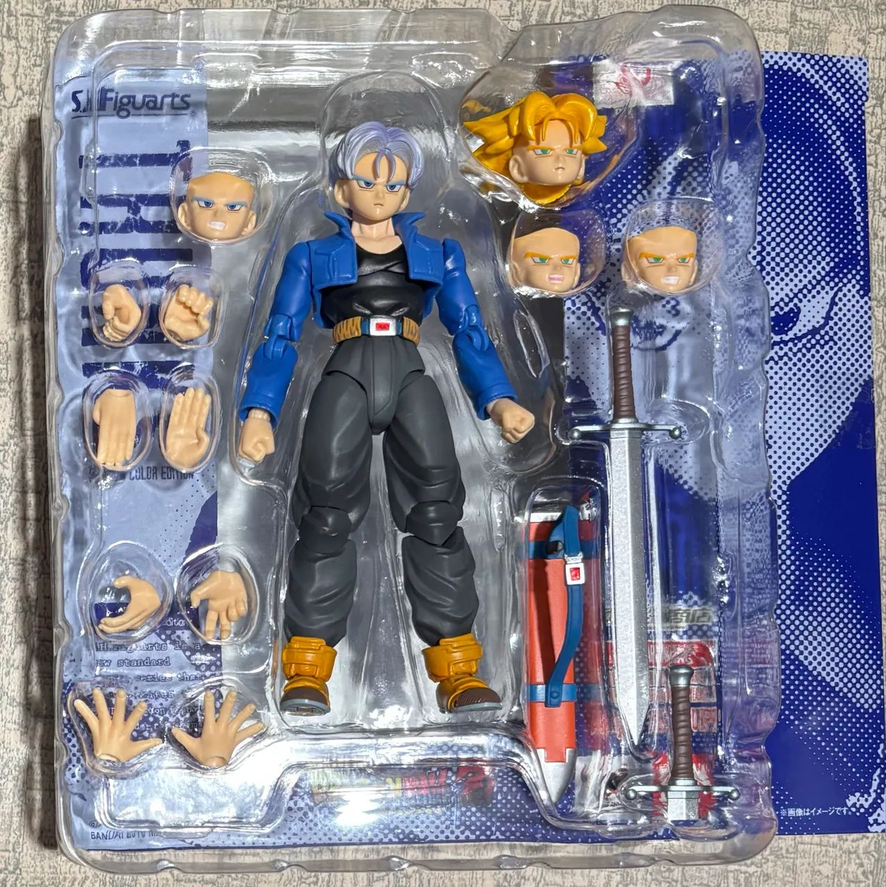 Sh Figuarts Bandai Trunks Premium Color Edition - Original com caixa parda - Foto 2
