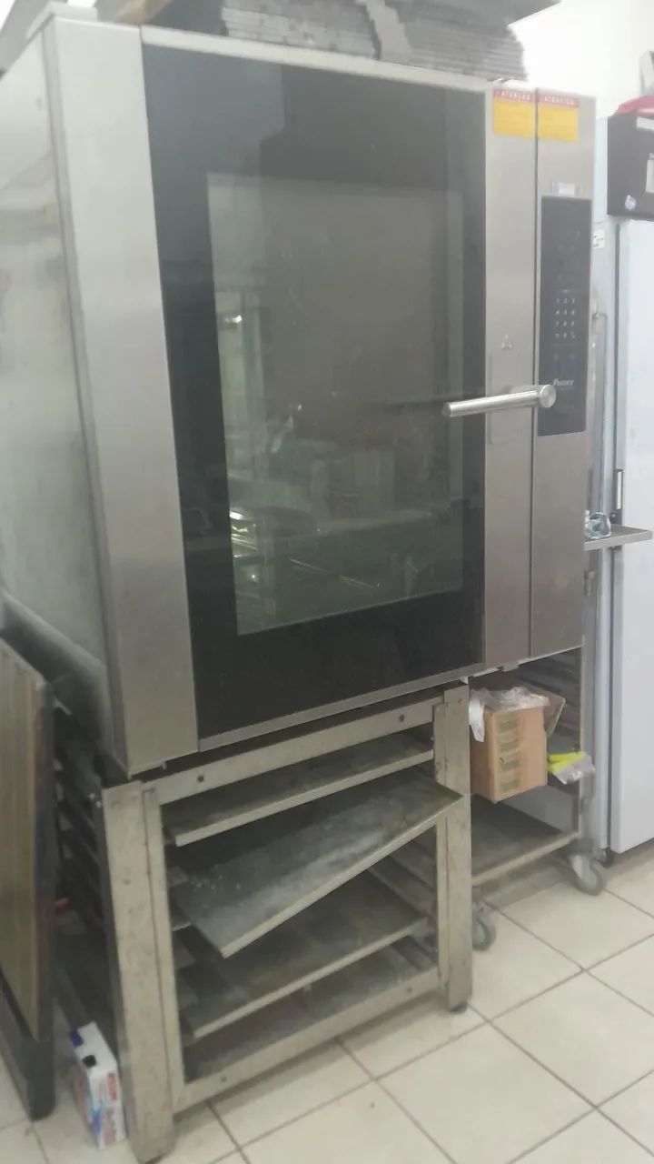 Forno combinado turbo industrial