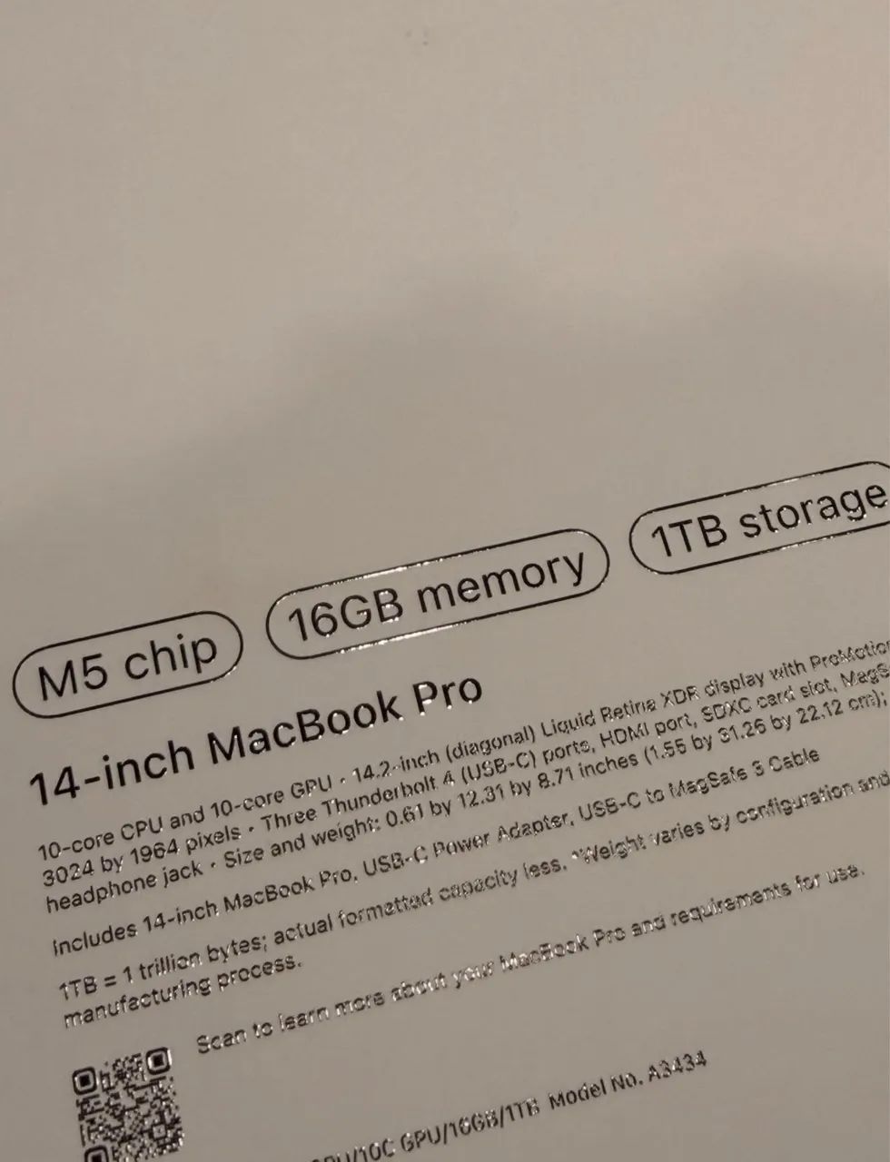 MacBook Pro M5 Novo Lacrado - Foto 3