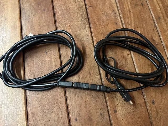 2 cabos hdmi + extensor = 4 metros - Foto 3