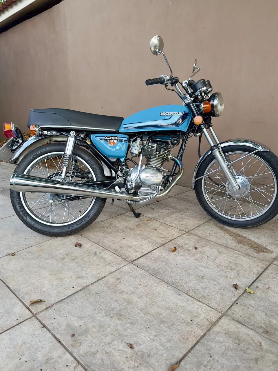 CG 125 bolinha 1981 Placa preta  - Foto 3