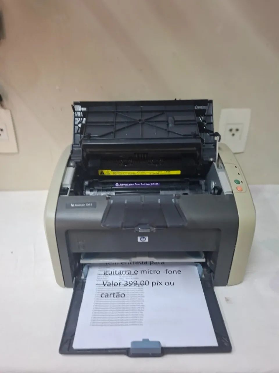 vendo impressora hp laser jet 1015 com toner cheio em otimo estado de conservaçao e funcio