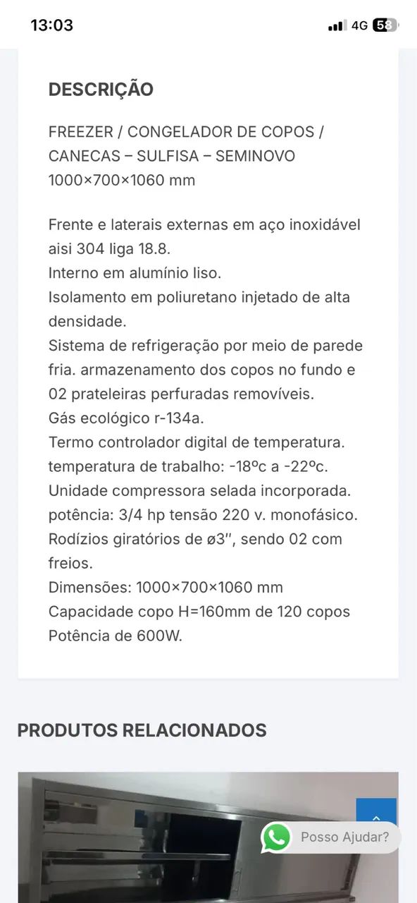 Freezer gela caneca 0 grau  - Foto 4
