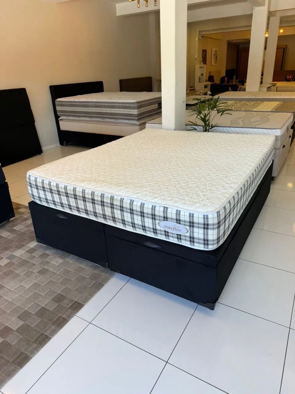 Cama Box QUEEN SIZE MAXFLEX SEMINOVA TOP - ENTREGO  - Foto 3