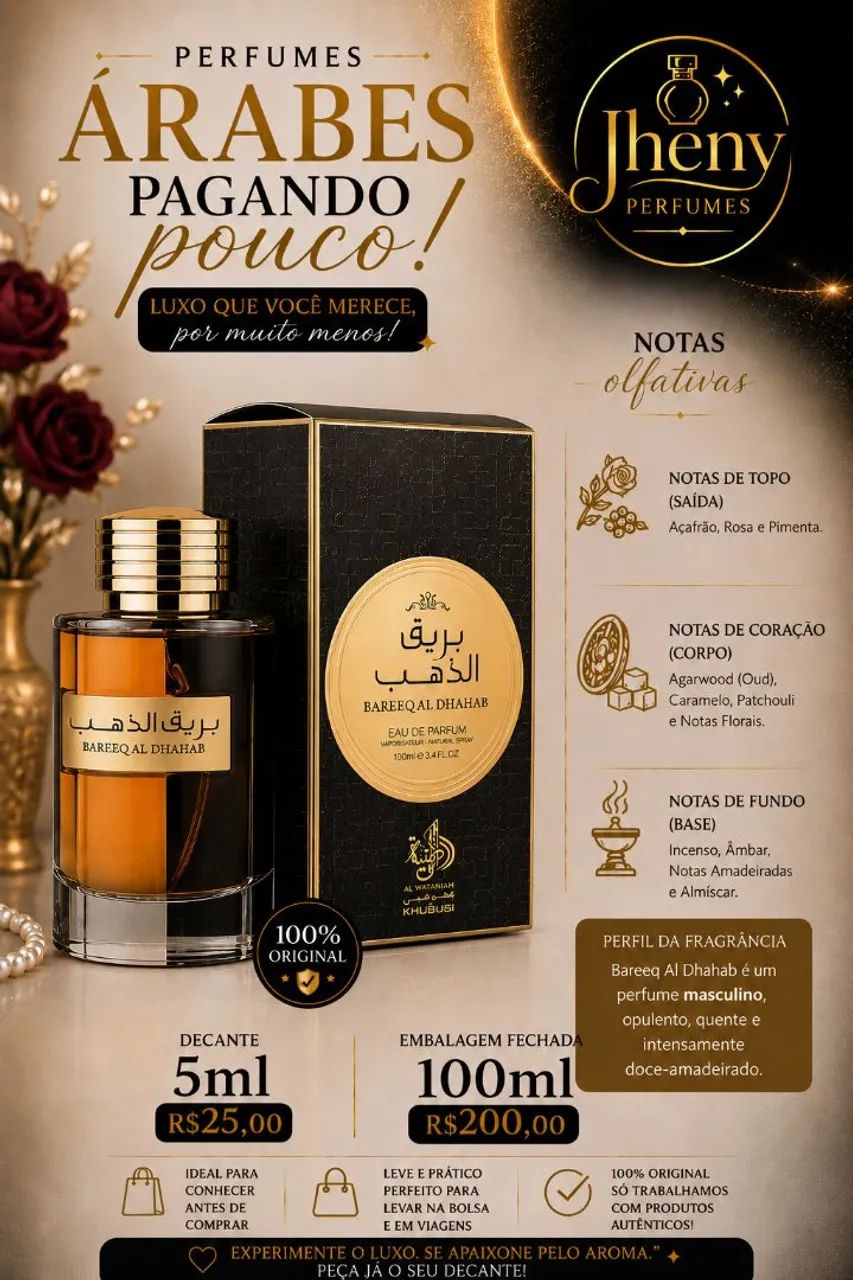 Perfume Árabe Masculino  - Foto 3