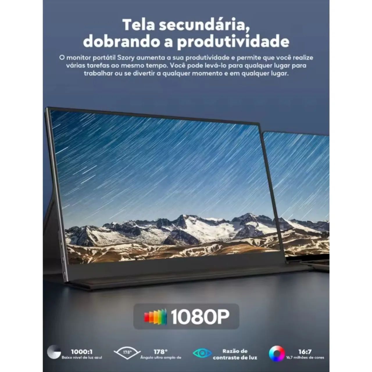 Monitor Portátil 15,6" - Foto 4