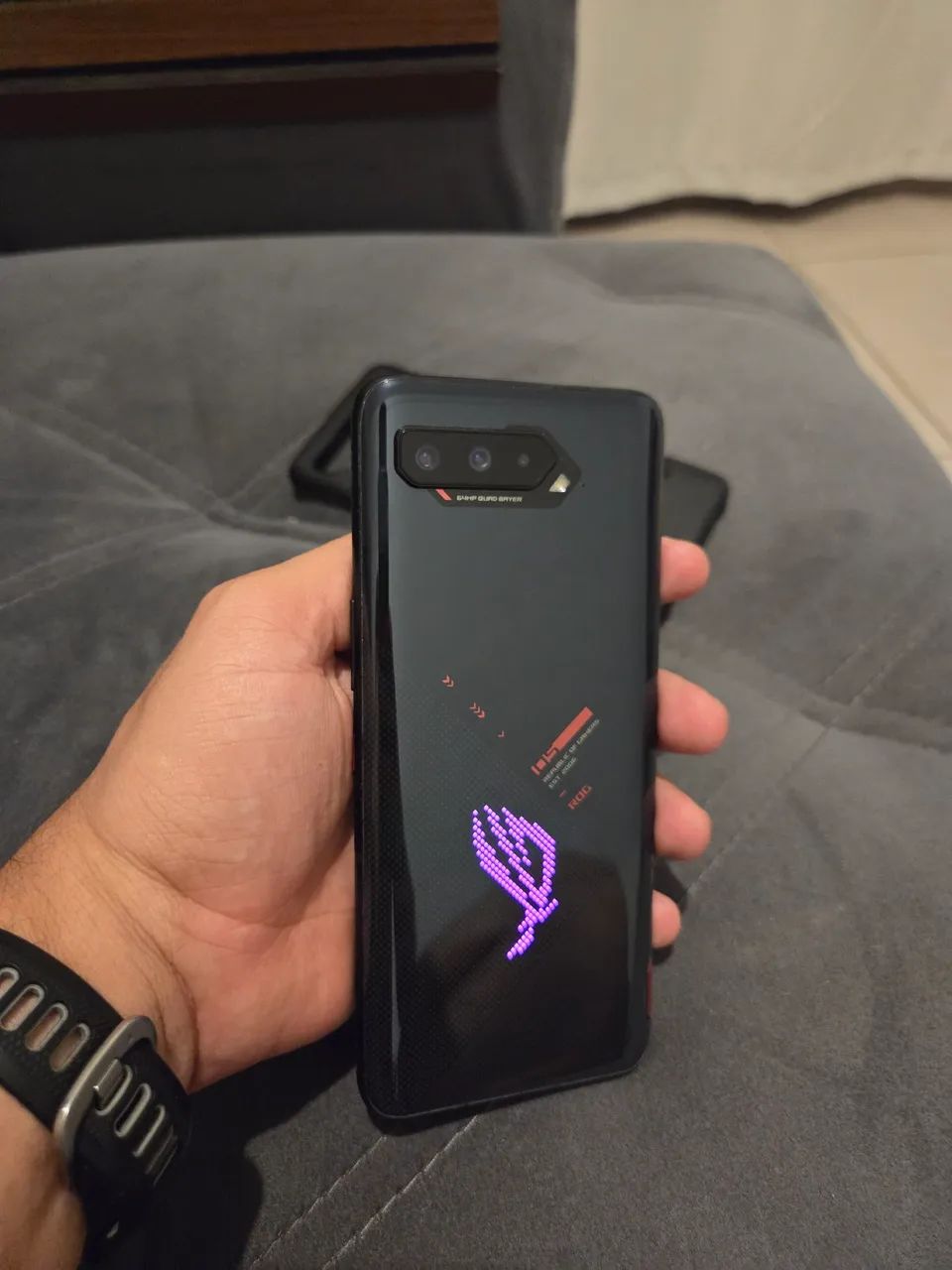 Celular gamer ROGPHONE 5S 256GB  - Foto 5