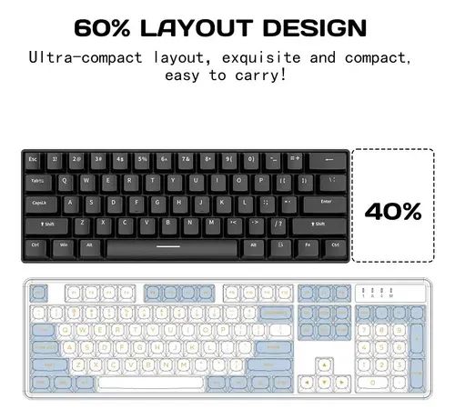 Teclado mecânico 60% com switch extra - Foto 2