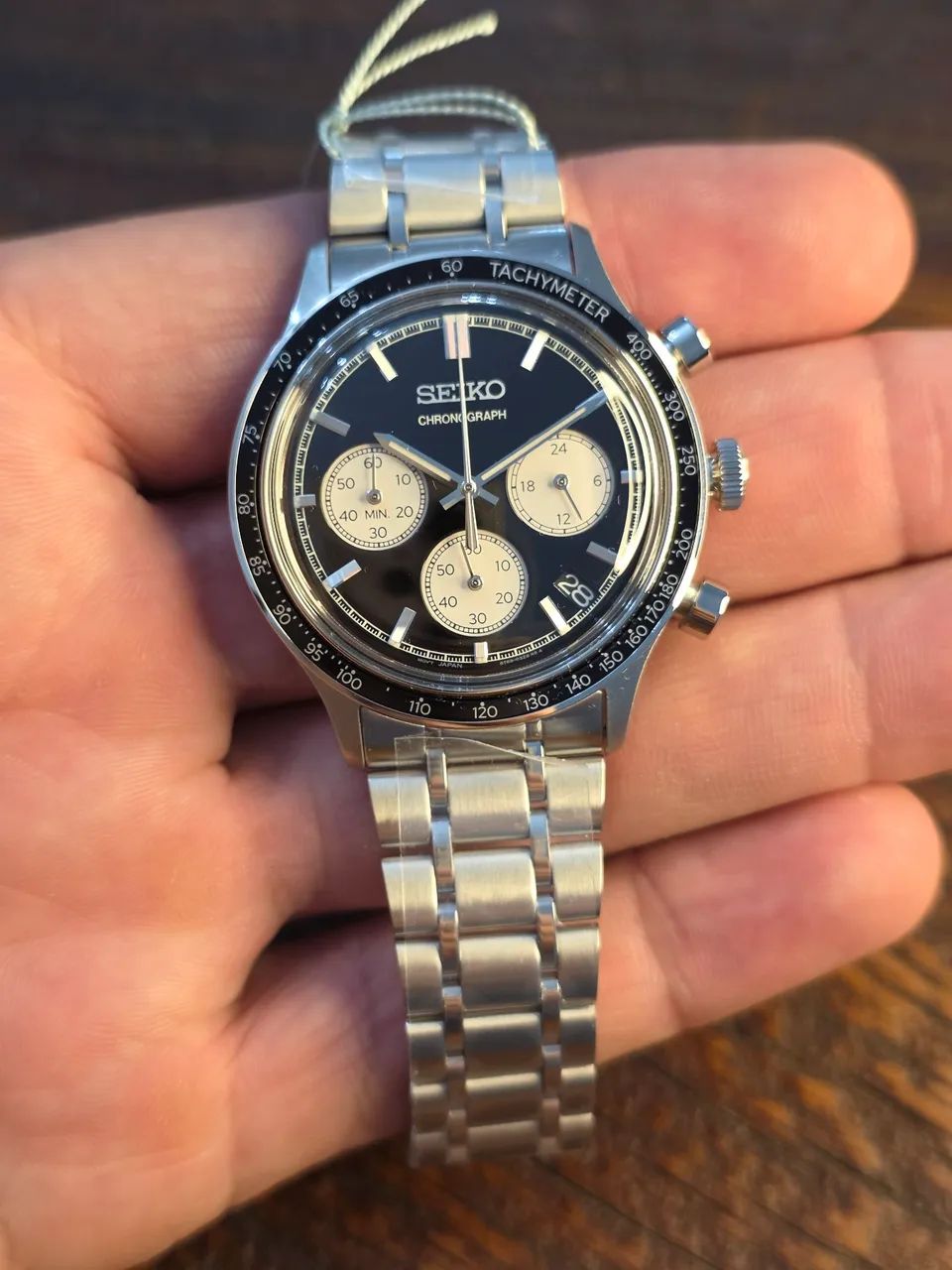 Seiko Cronógrafo NOVO 38mm de caixa 