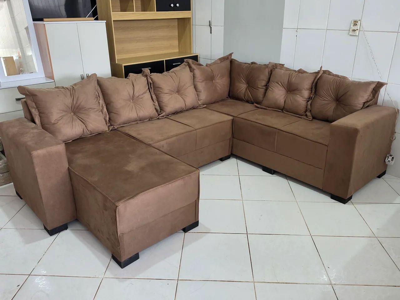 Sofá de canto novo - Foto 2