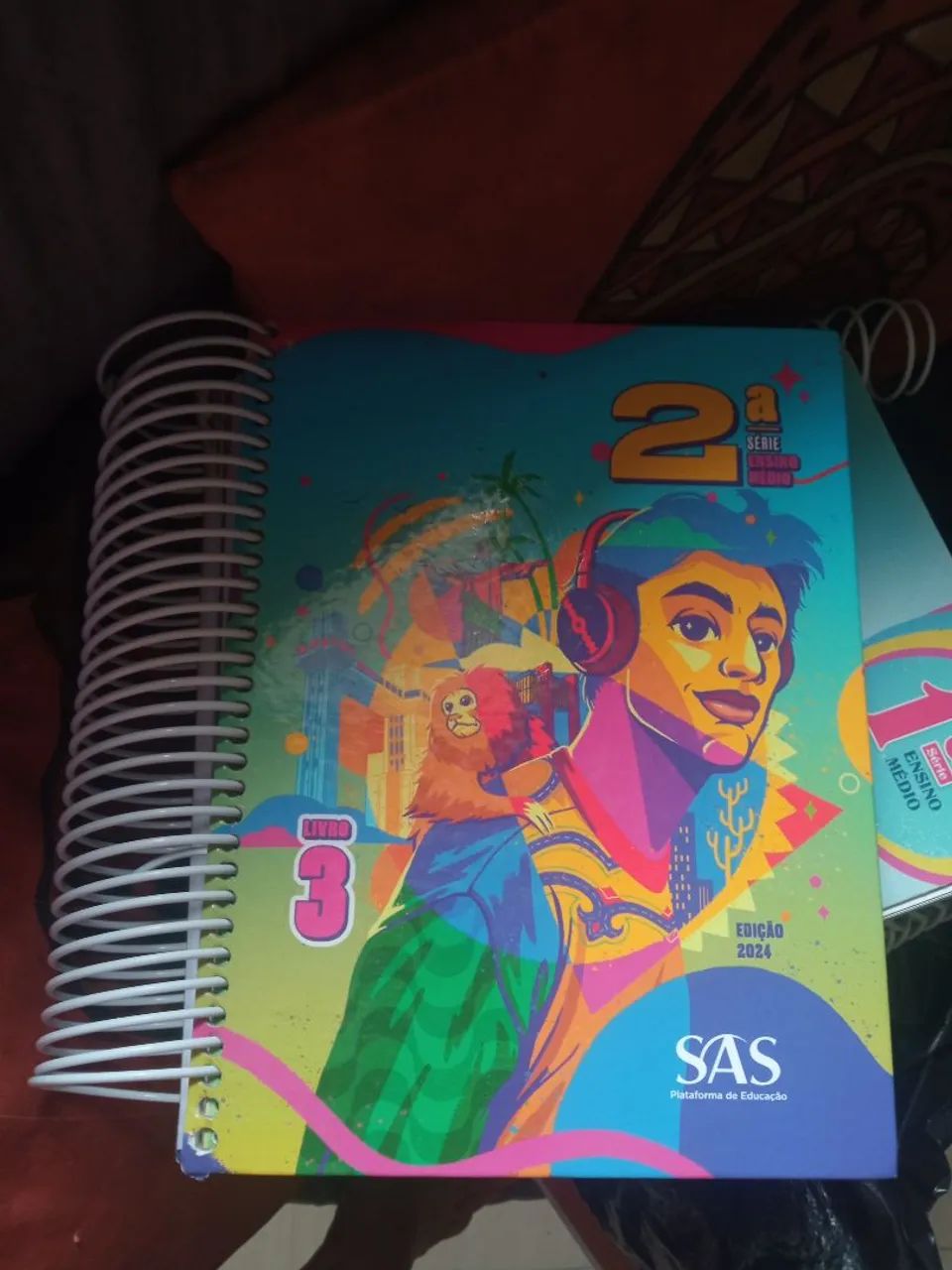 Livros 2 série do ensino médio SAS 2024, ótimo pro Enem!!!