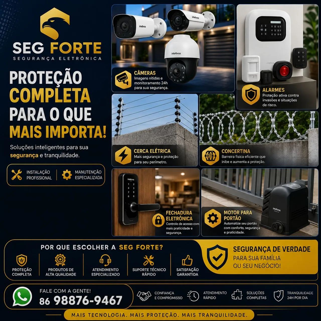 Instalação e manutenções 