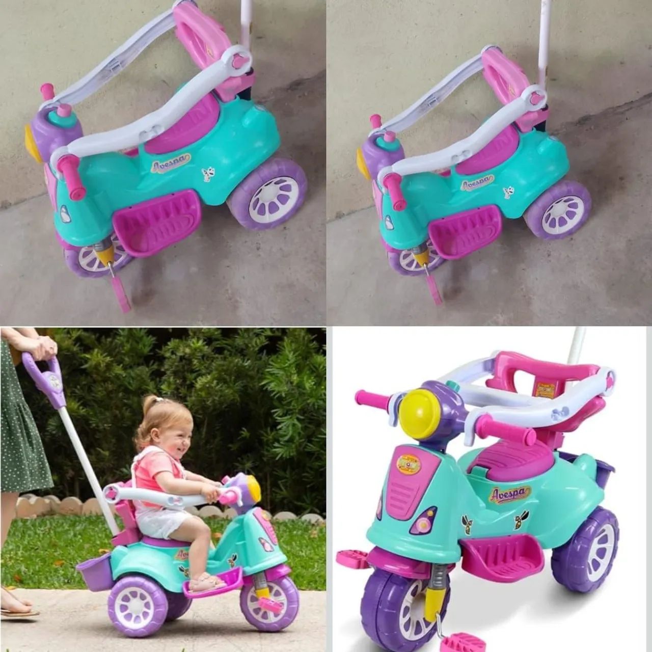 Vendo triciclo infantil menina