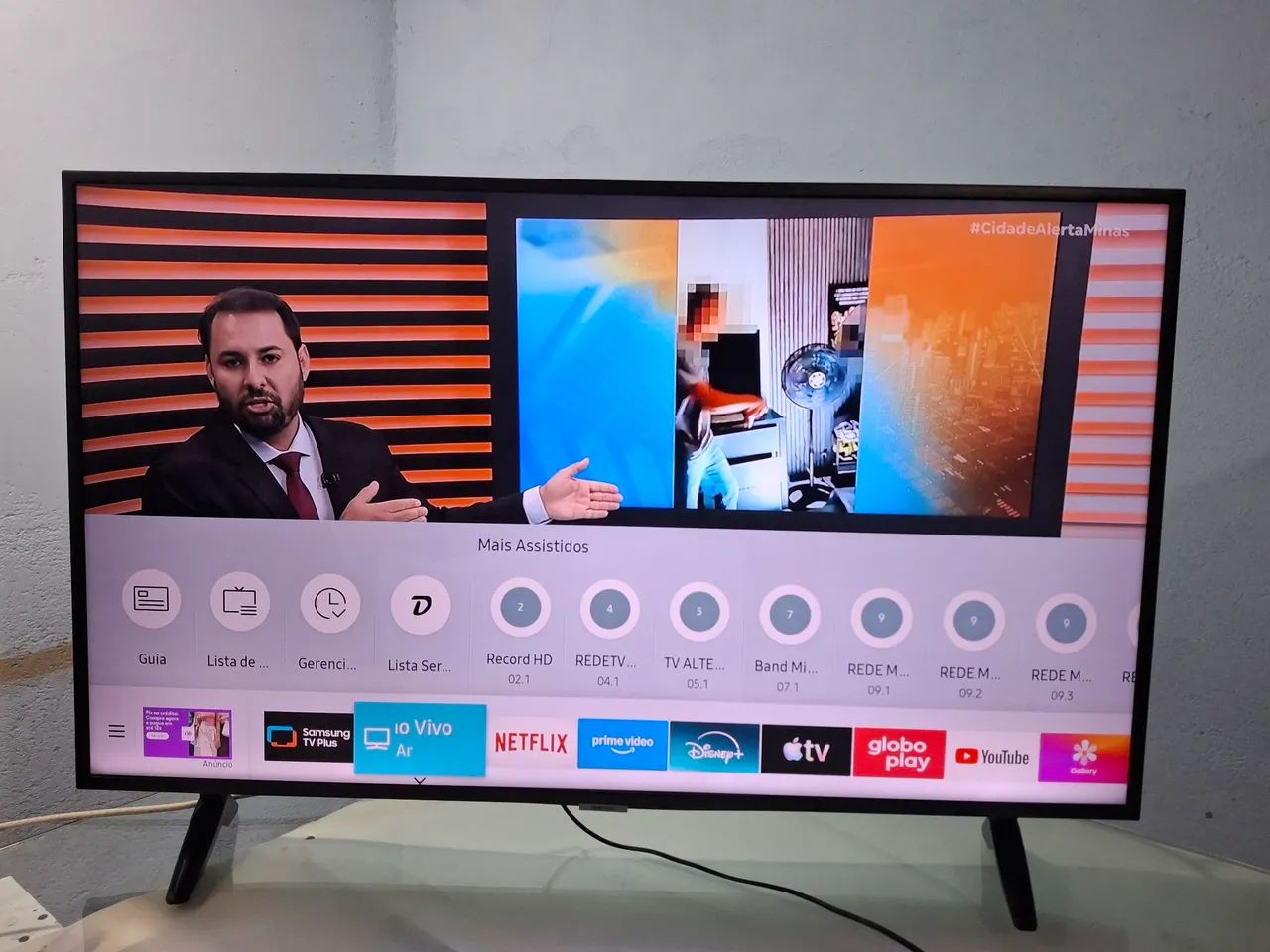 Linda tv smart 43" 4k samsung 