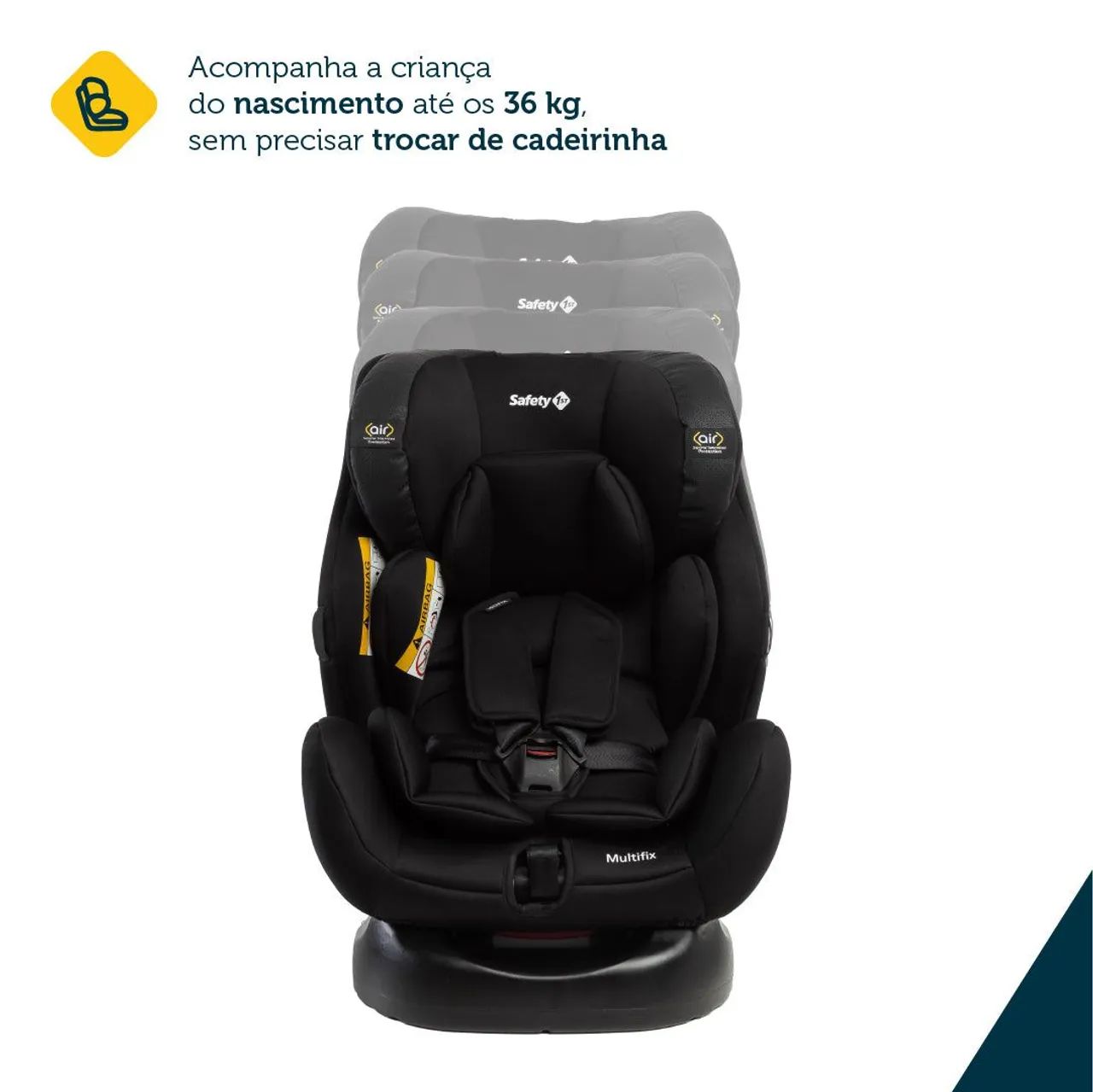 Cadeira multfix safety 1st  - Foto 2