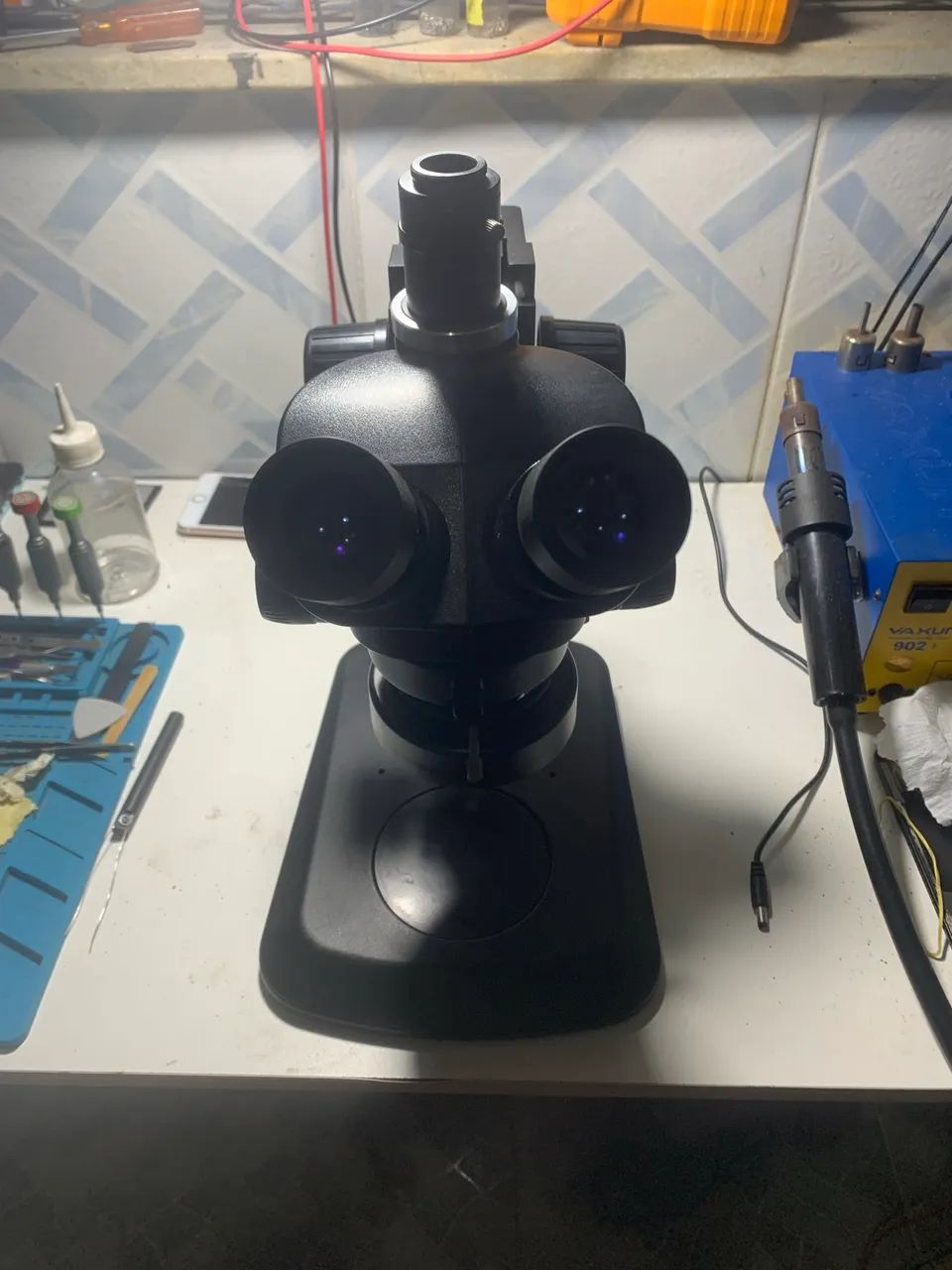 Vendo Microscópio trinocular  - Foto 3