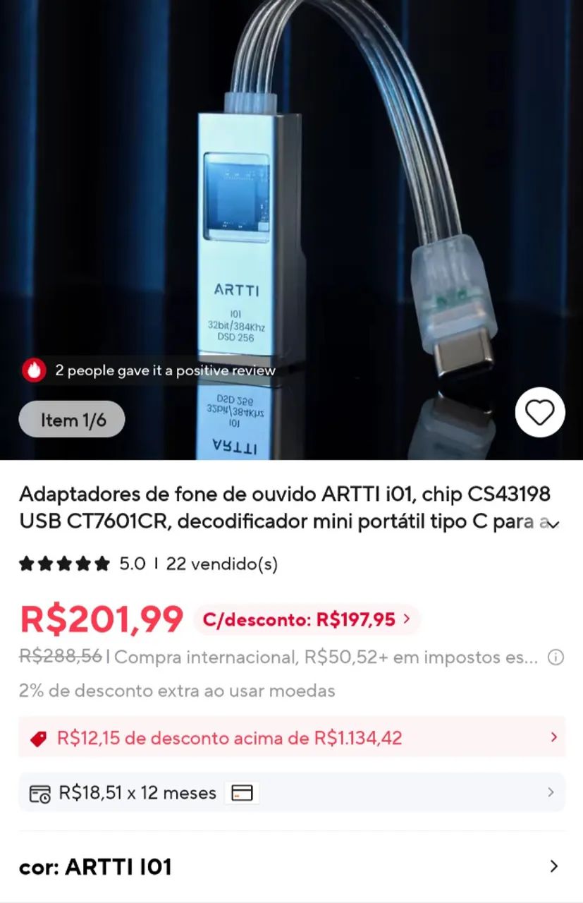 Dac Audio ARTII i01 - Foto 5