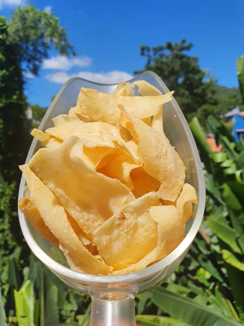 Chips de batata doce ou de aipim salgado - Foto 2