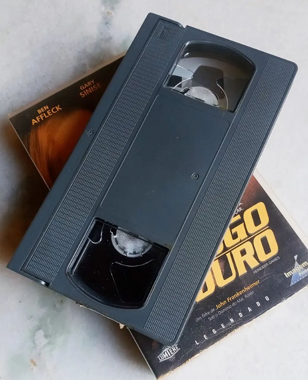 filme em vhs - jogo duro - charlise theron e ben affleck - DVD