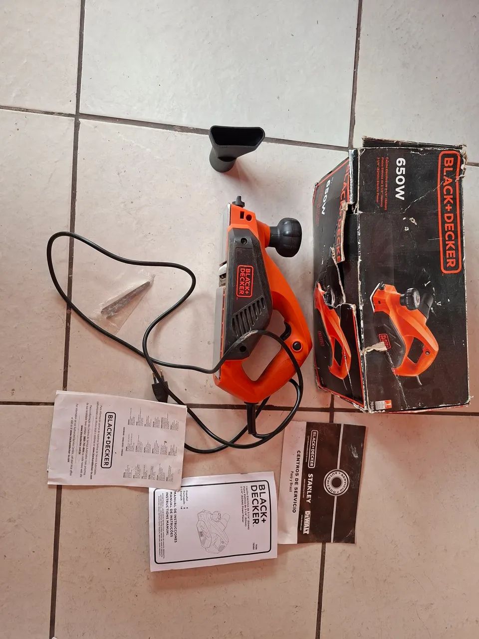 Plaina elétrica black decker  - Foto 5