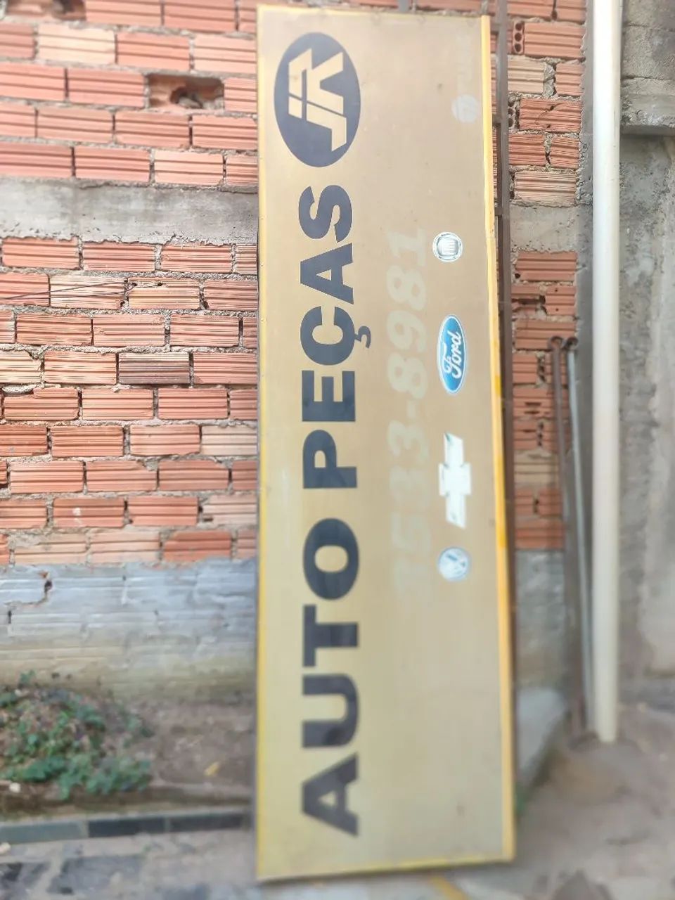 Placa luminosa para loja 2,80x80