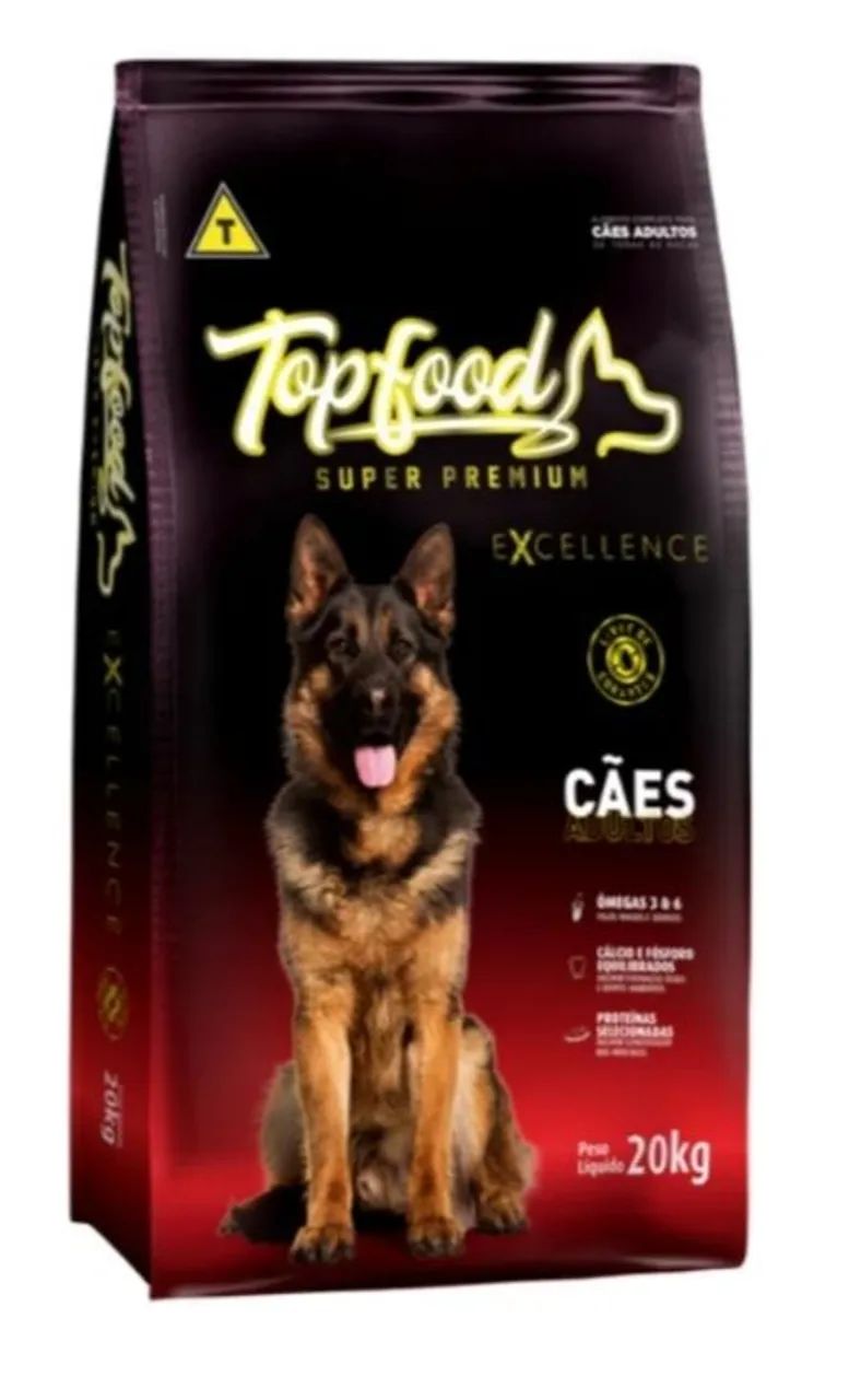 Ração Topfood 20 kg Super Premium 