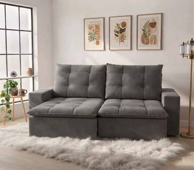 Sofa retratil e reclinavel 2,32 de largura 