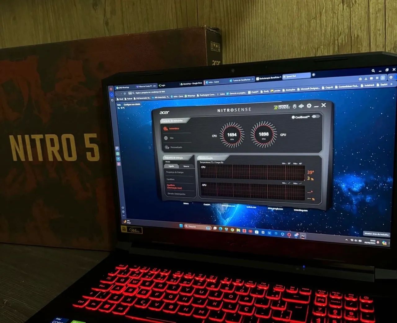 Notebook Gamer Acer Nitro 5 - Tela Grande 17?3