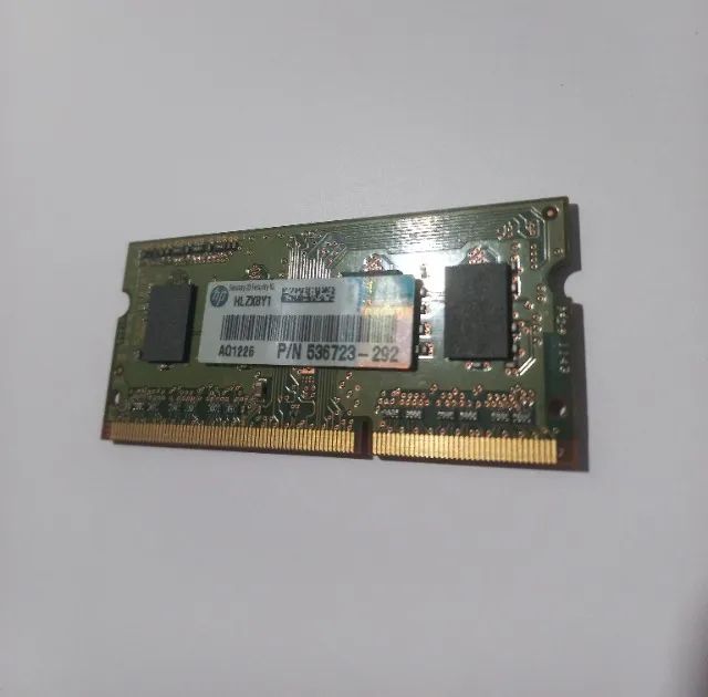 Memória RAM 2GB DDR3 1333MHz Notebook Testada - Foto 2
