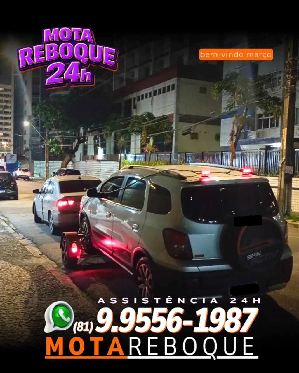 REBOQUE PARA CARRO E MOTO F:9.5.5.6.-1.9.8.7 - Foto 3