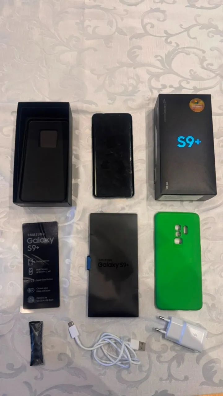 Samsung Galaxy S9+ 128GB | 6GB RAM | Completo com Caixa e Acessórios
