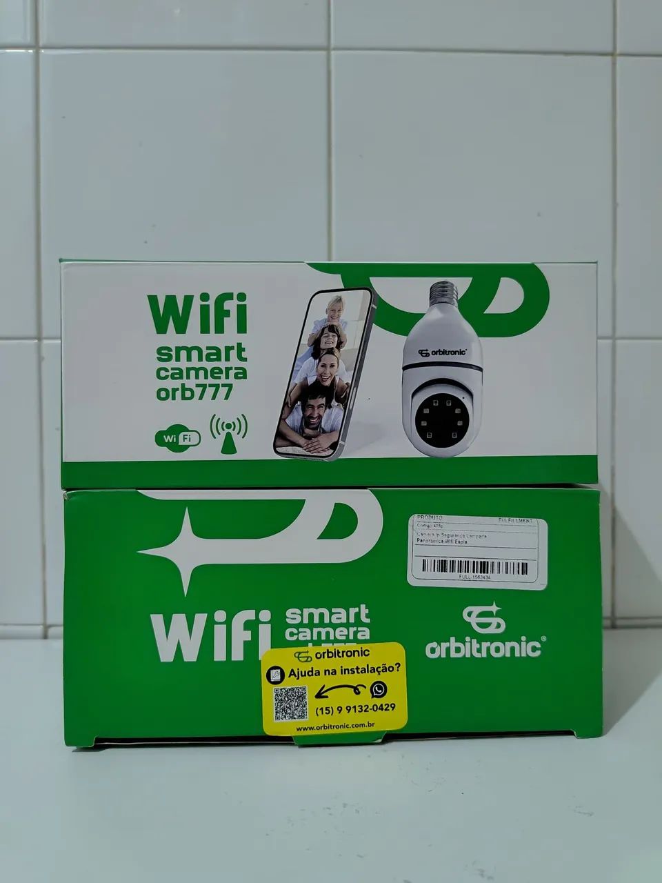 Smart camera lâmpada 
