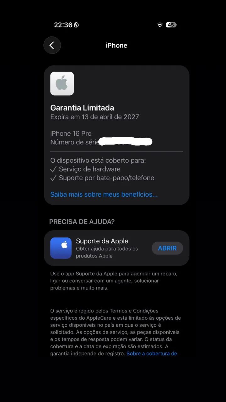 iPhone 16 pro , na garantia  - Foto 2
