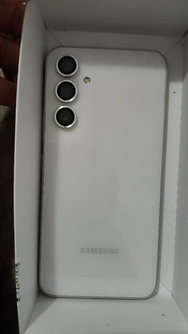 Samsung A54 caixa usado branco