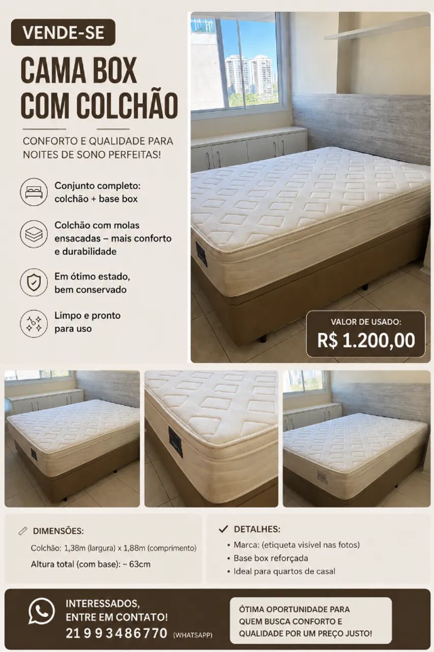 cama box casal