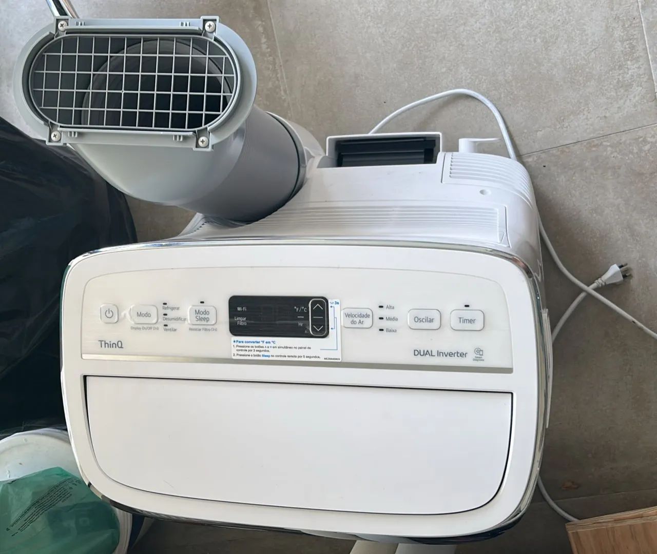 Ar portátil inverter LG 14000 btus  - Foto 3