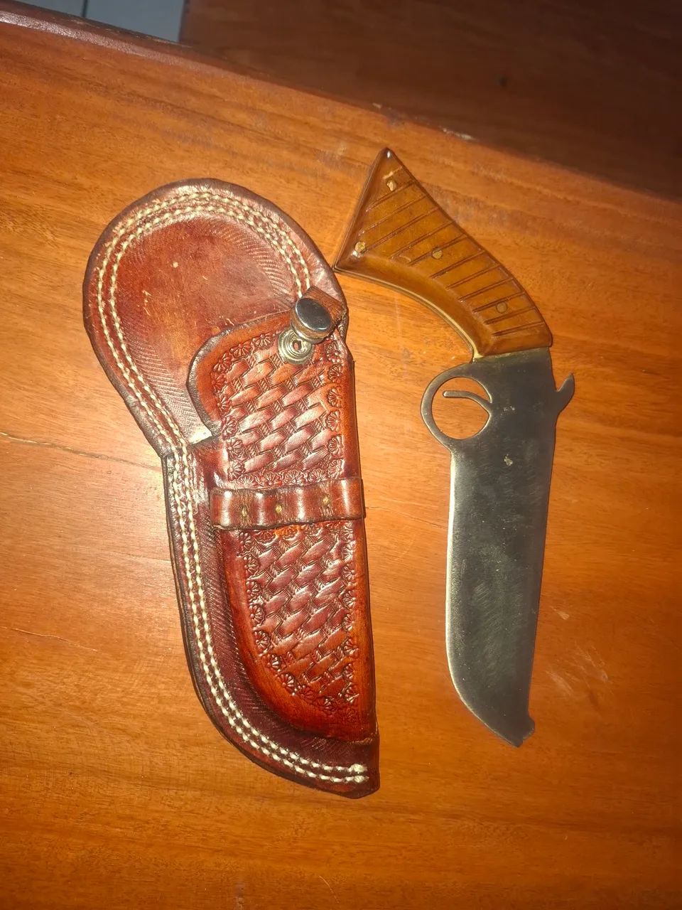 Vendo essa faca artesanal. - Foto 2
