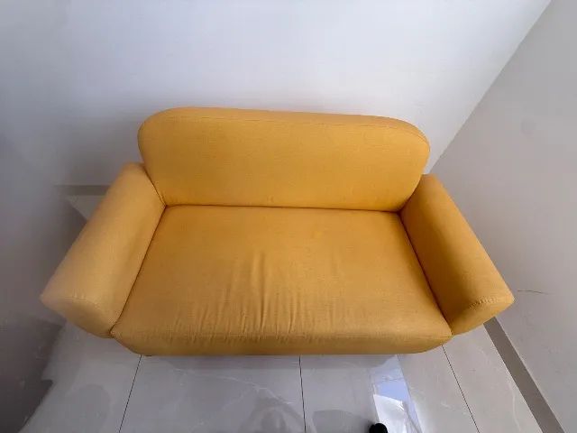 sofá tecido impermeável (amarelo)