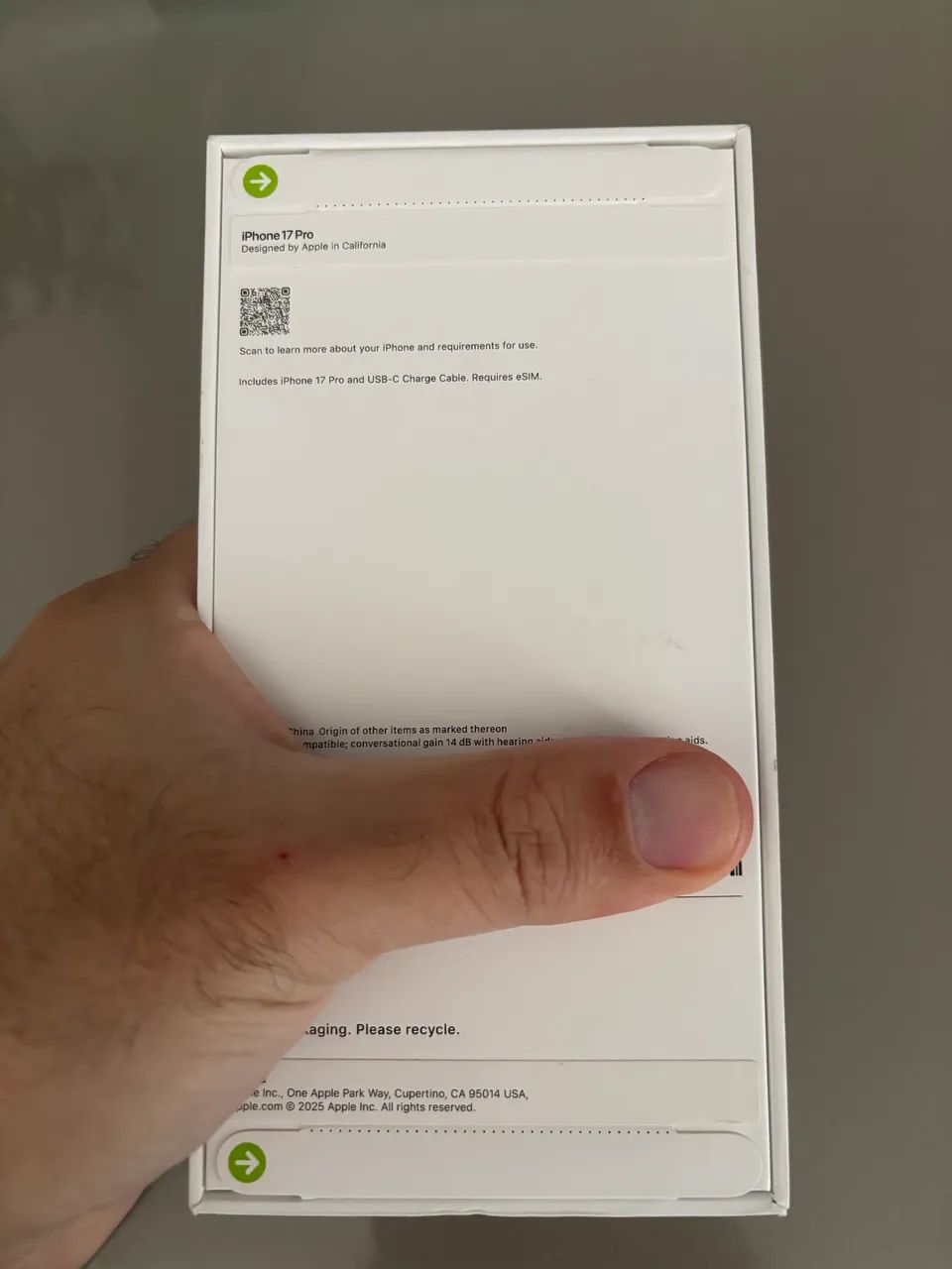 iPhone 17 Pro 256gb Laranja Lacrado - Foto 3