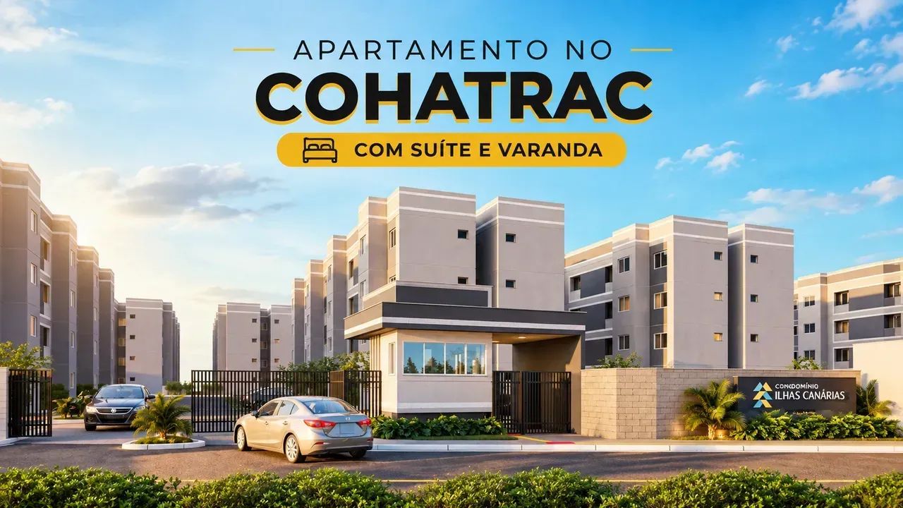 APARTAMENTO NO COHATRAC COM ENTRADA PARCELADA