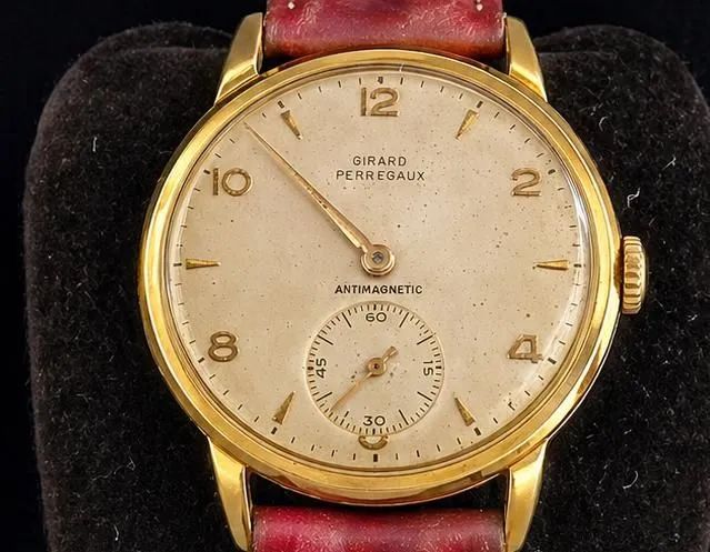 Relógio Girard Perregaux Vintage Dourado Antimagnético 