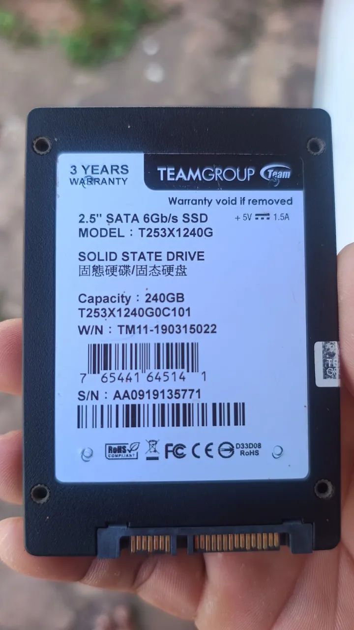 Ssd sata 256bg Team Group - Foto 2