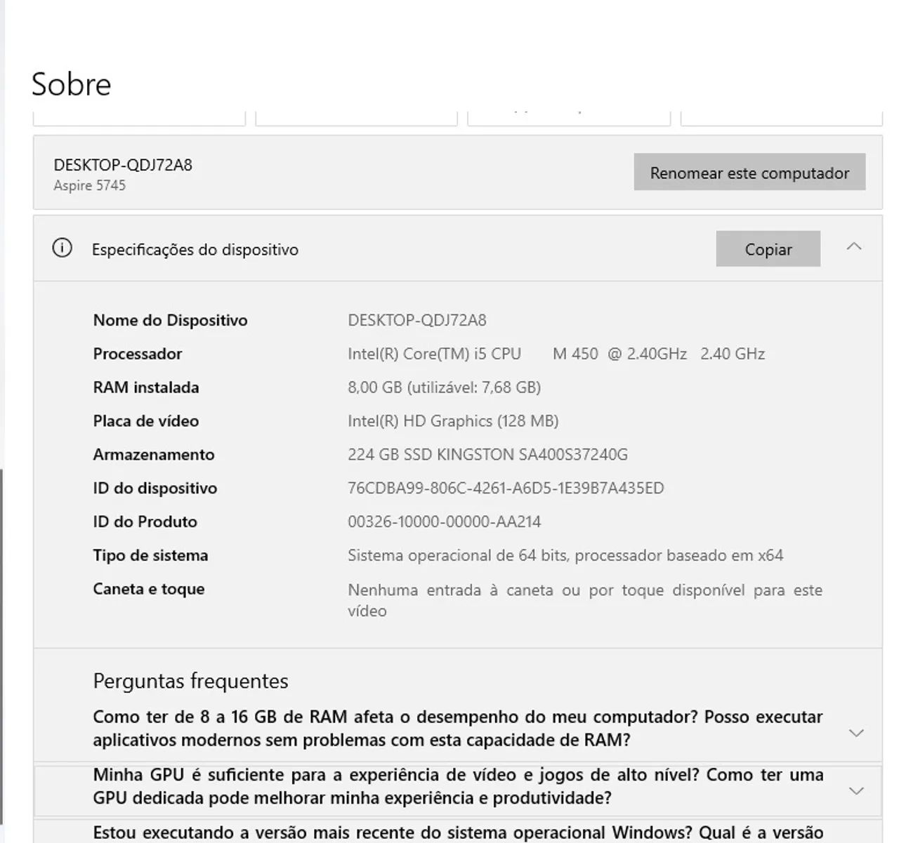 Notebook Acer Aspire - Foto 4