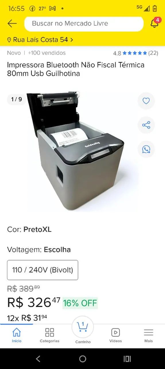 impressora Bluetooth - Foto 5