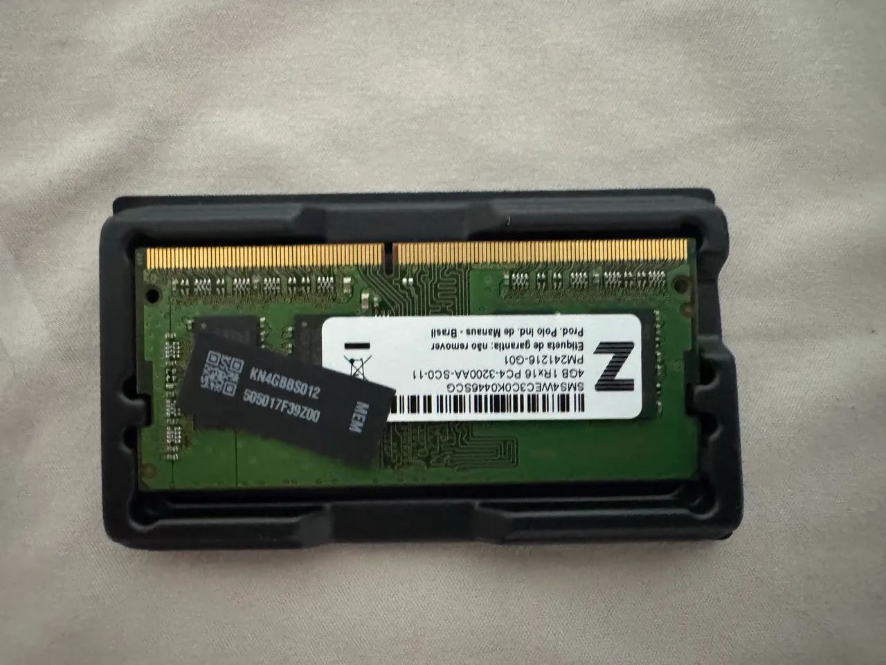 Memoria ram  notebook 4gb 3200mhz
